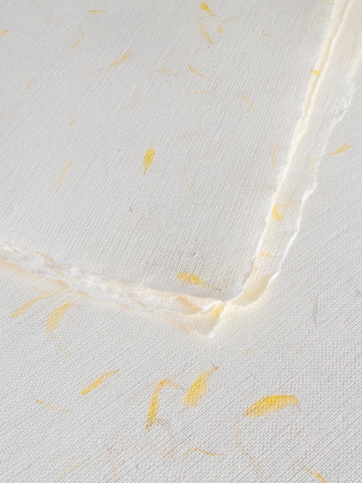 Custom Poem on Calendula paper