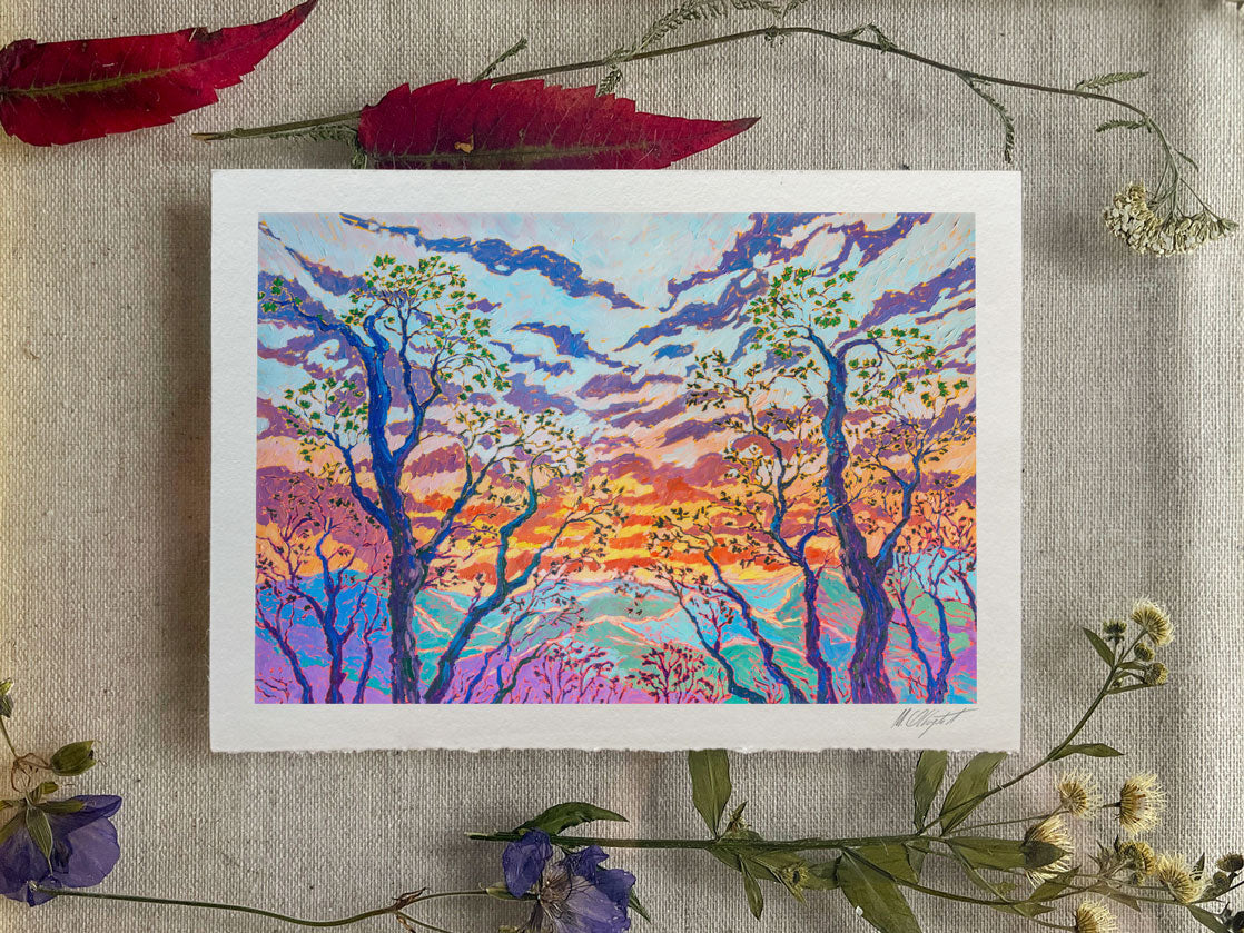 "Last of leaves" - Print
