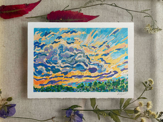 "Clouds over Krakow" - Print