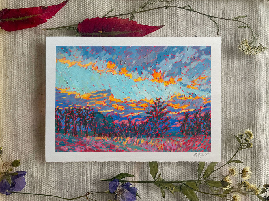 "Scar in clouds" - Print