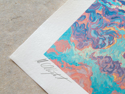 "Plantation cloudscape" - Print