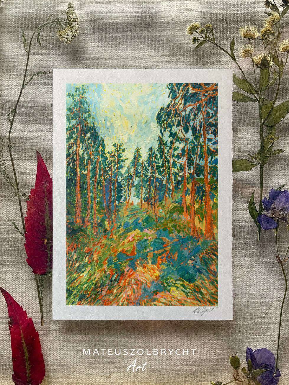 "Birch Trail" - Print